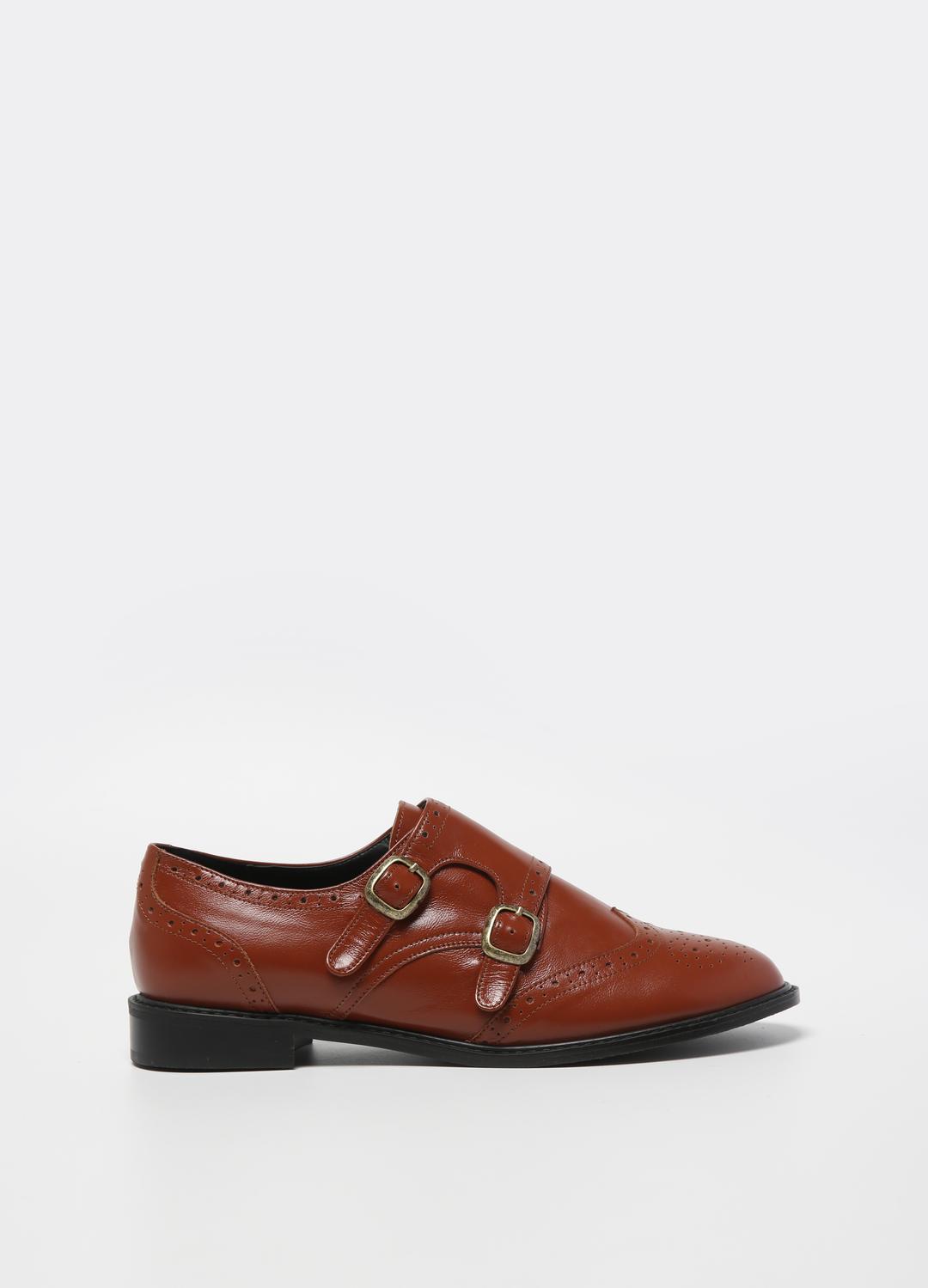 DOUBLE MONK OXFORD WINGTIP (BROWN)