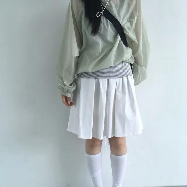 haru A-line cotton midi sk 하루 A라인 플레어 코튼 미디 스커트 4color