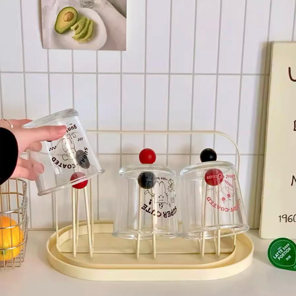 도트 컵 텀블러 건조대 거치대
