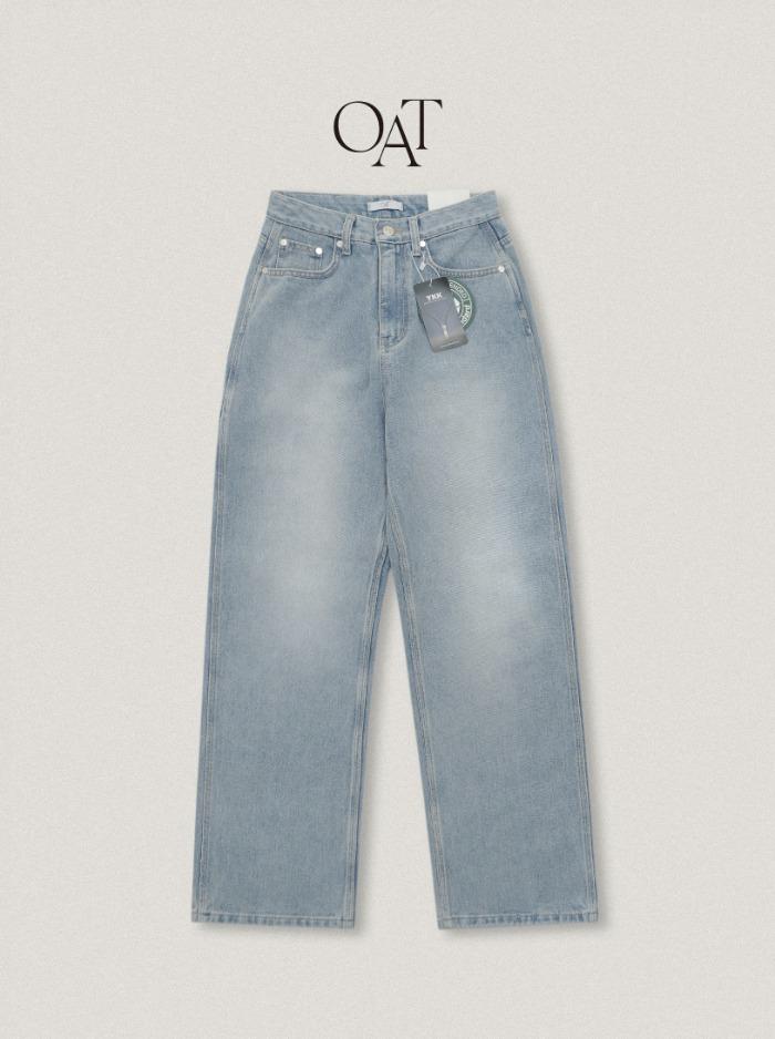 [OAT] Side Pocket wide Denim pants - 3 size ("S,M" 프리오더)