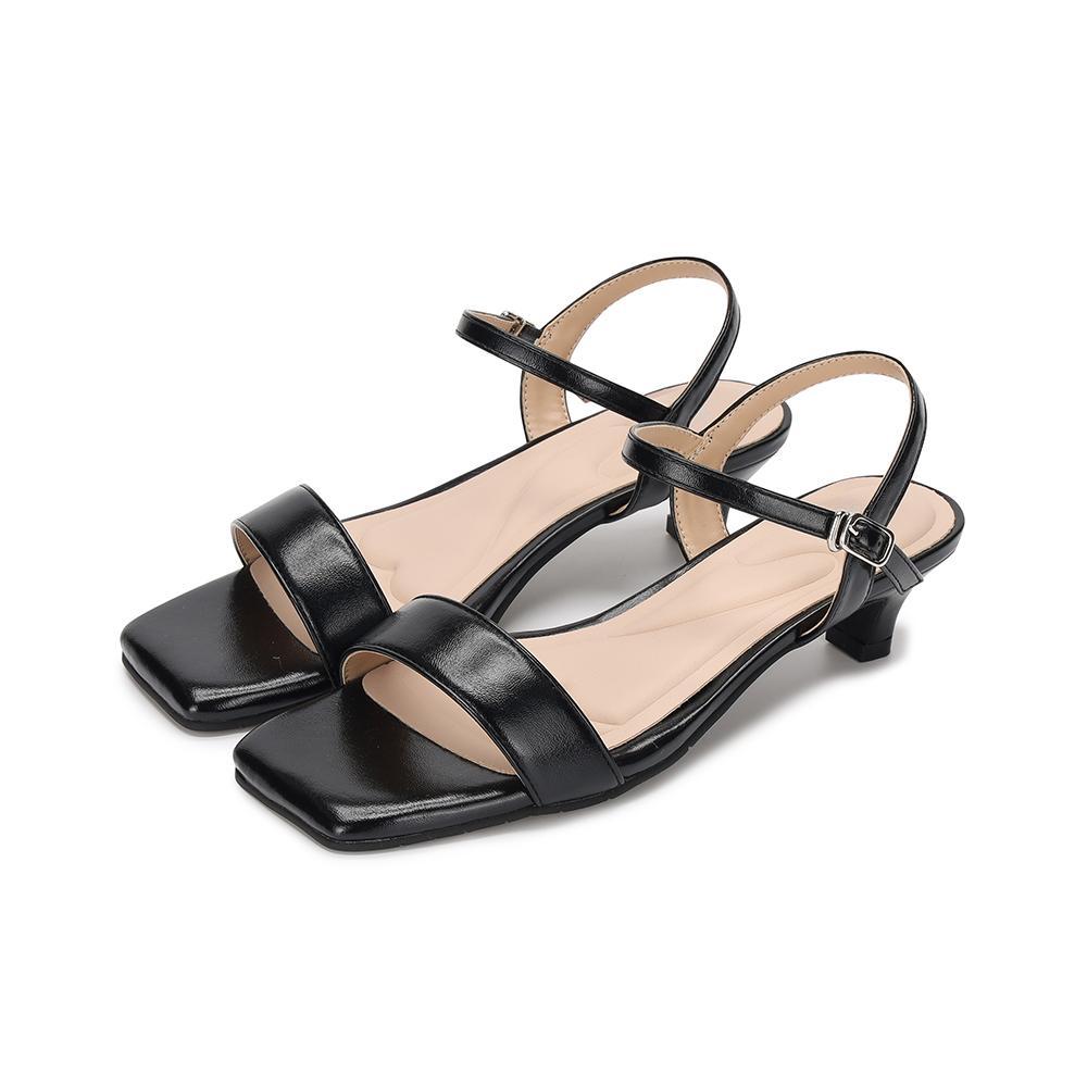 [25SS] [백화점전용] 포멜리이즈 샌들 002 Black 4cm