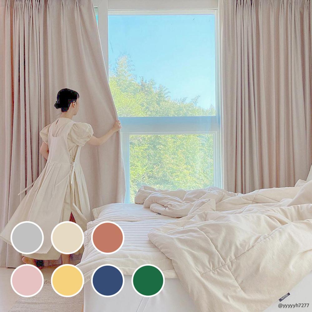 세이브 나비주름 온도조절 암막커튼 60x160