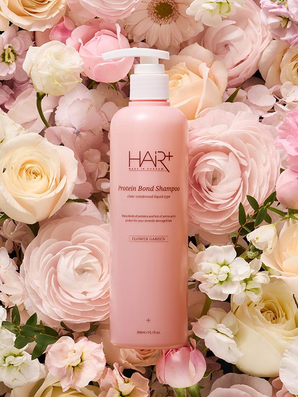헤어플러스 단백질 본드 샴푸 플라워 가든 300 ml