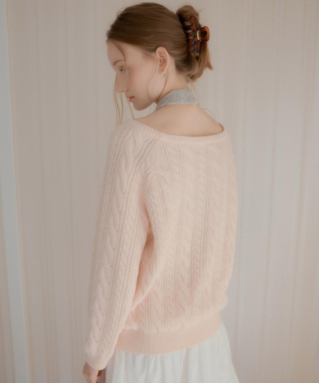 레터프롬문 [은현 PICK!] 단테 보트넥 울 스웨터 ( 2 colors )