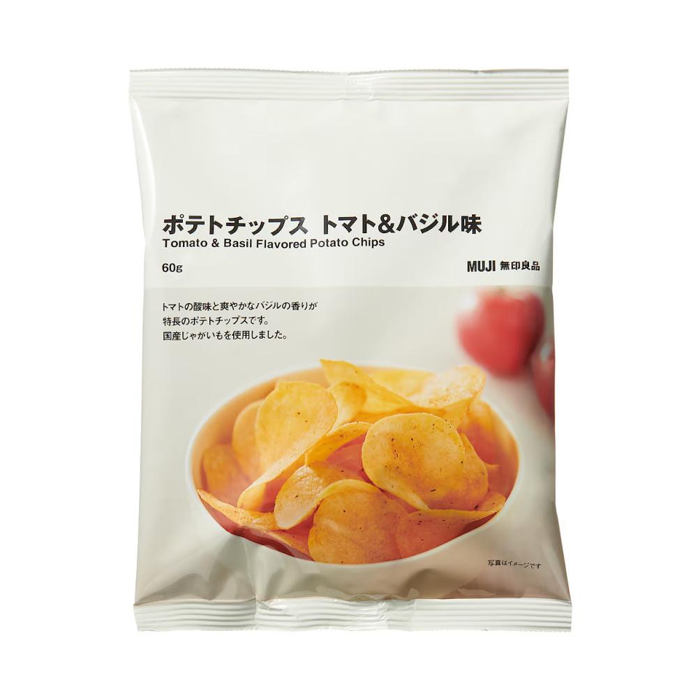 무인양품 감자칩 토마토 바질맛 60g [원산지:일본]