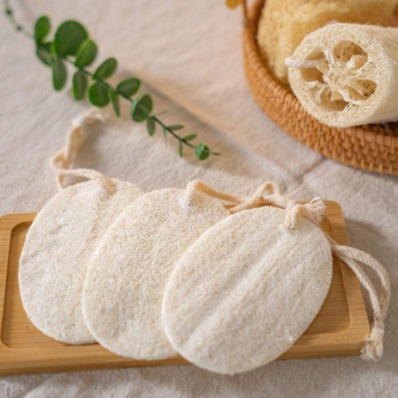 천연 수세미 주방 설거지 다용도 원형 압축 천연수세미