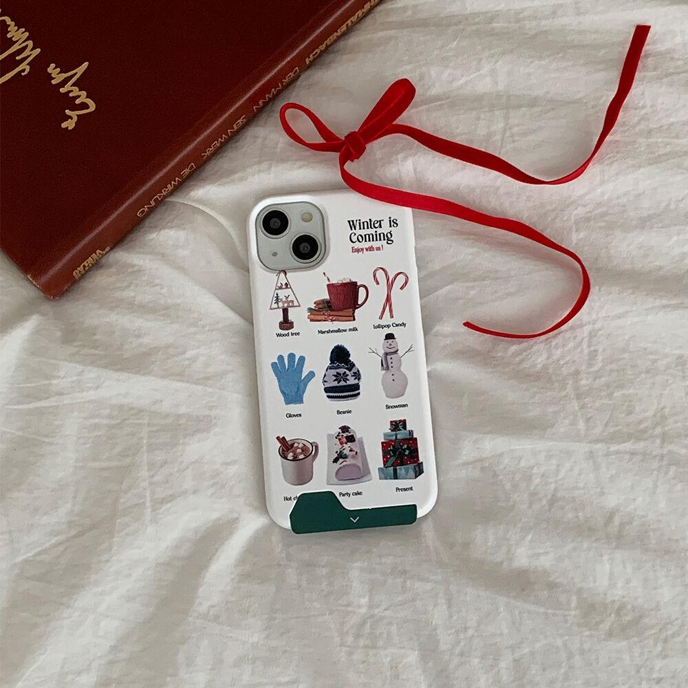 winter collection 디자인 [카드수납 폰케이스]