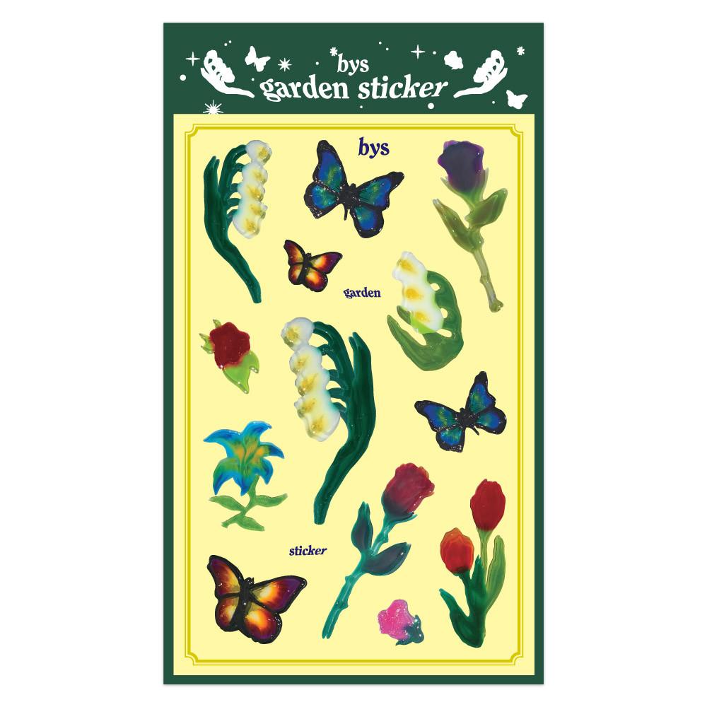 [bys] garden sticker (2 sheets)