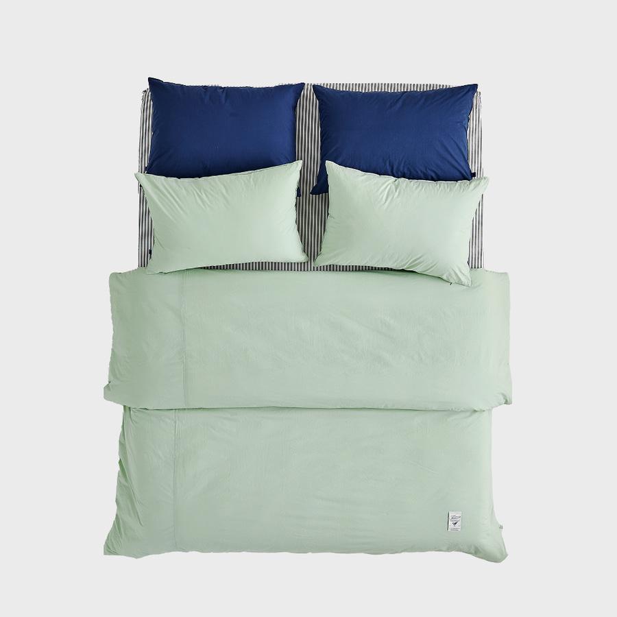 GR 클래식 민트크림 60수 순면 차렵이불 2Sizes