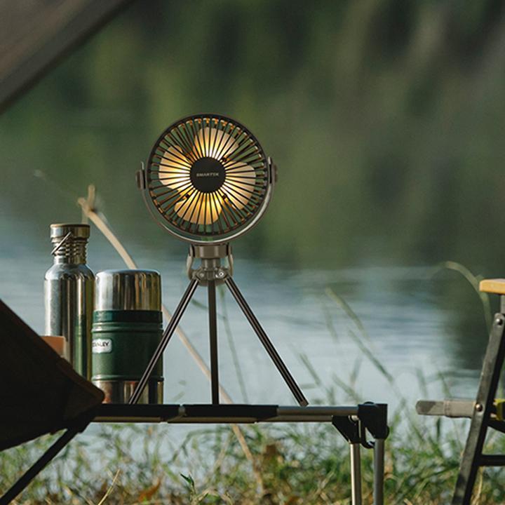 스마텍 2in1 캠핑용 무선선풍기 서큘레이터 ST-CF100