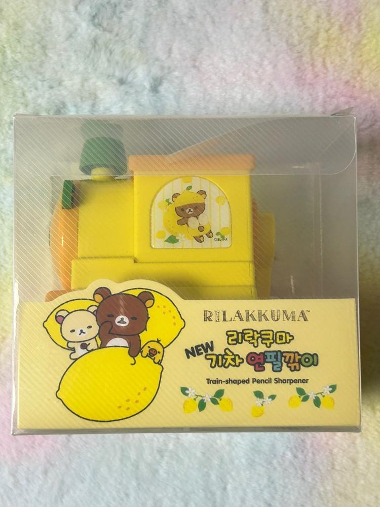 [고전문구] 마법의다락방 산엑스 리락쿠마 기차 연필깎이