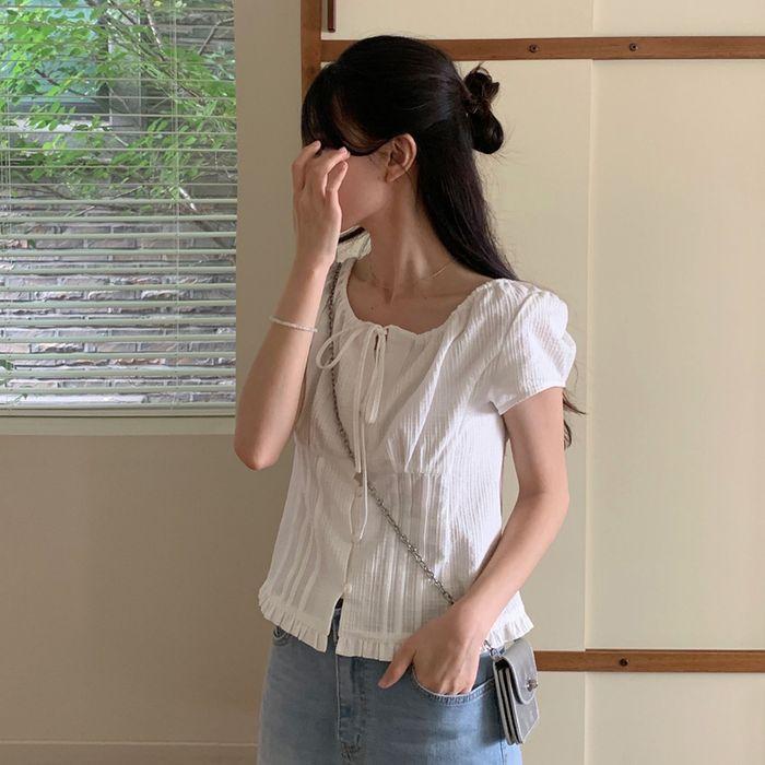 [알로하 착용] [13차] LUCY COTTON BLOUSE_3COLOR