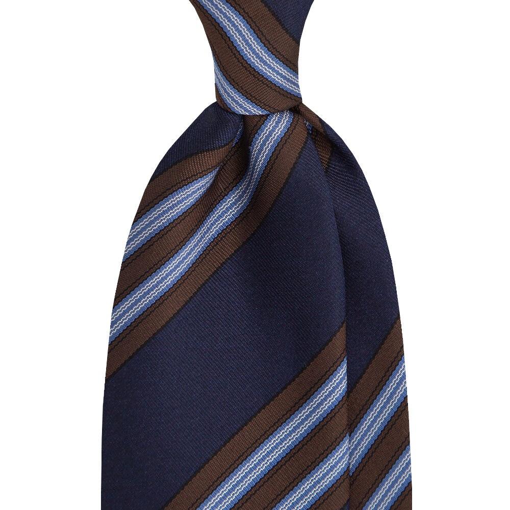 샤프 스트라이프 네이비브라운