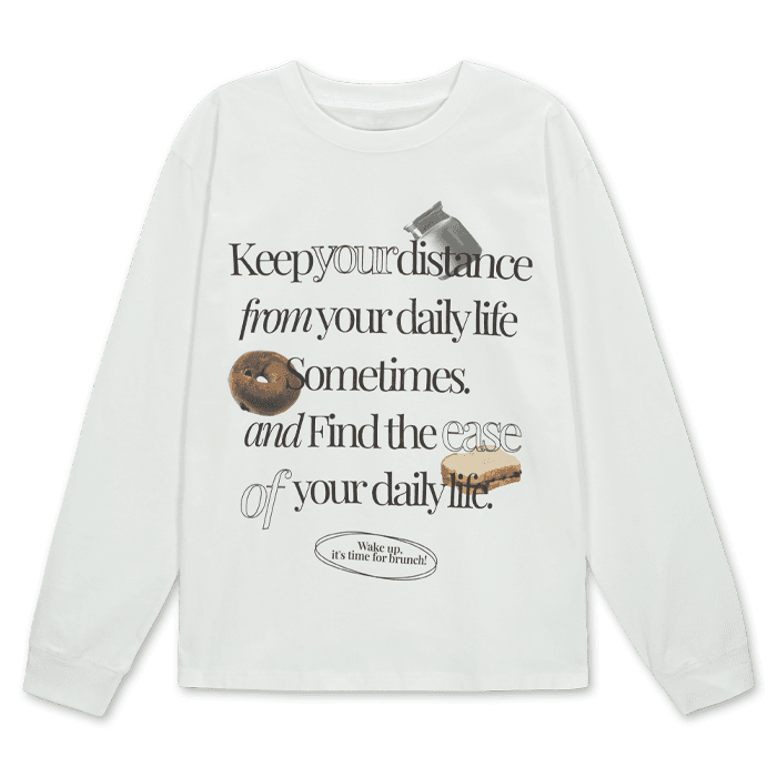 브레드 롱 슬리브 화이트아이보리