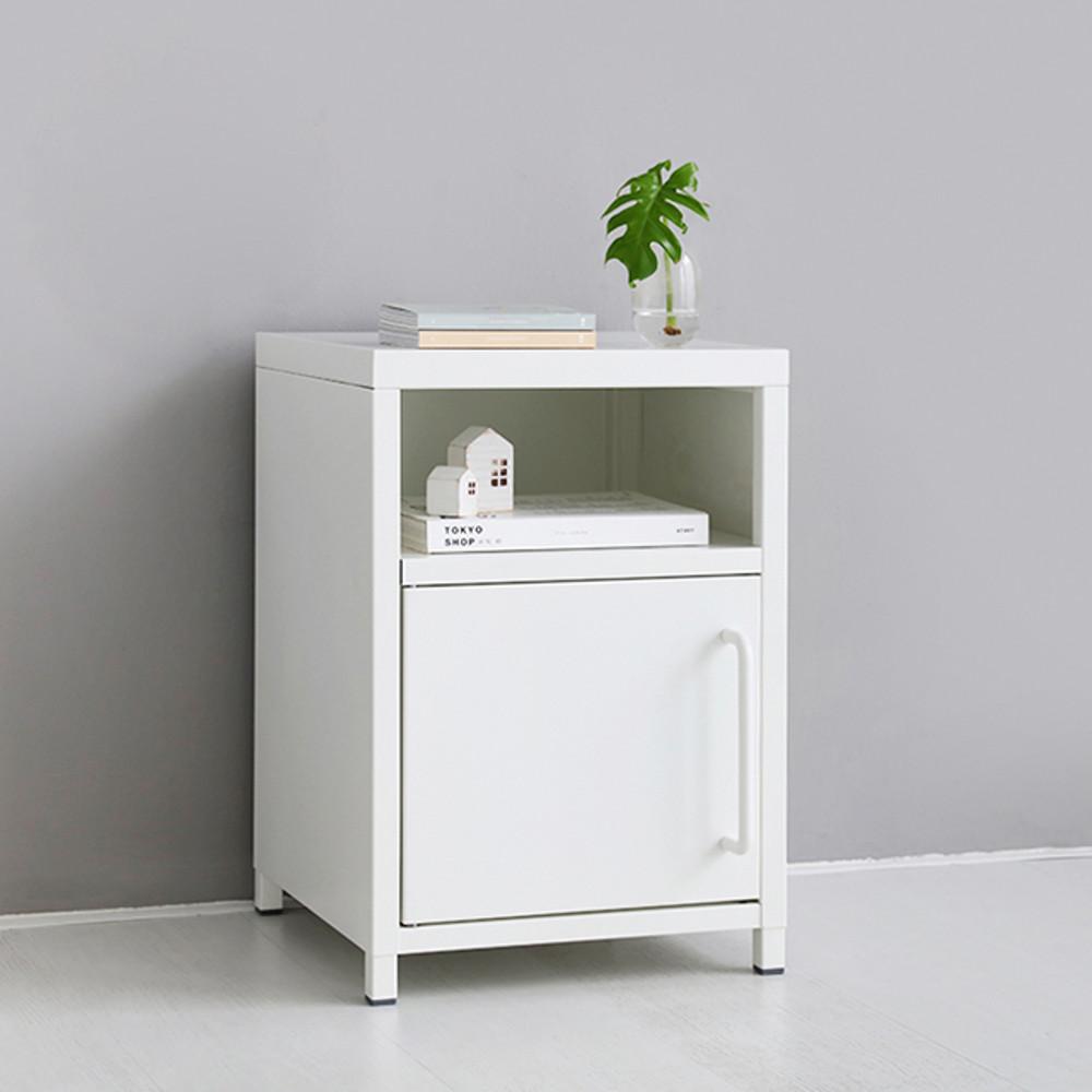 [쇼퍼백 증정] PIDOR 캐비넷 협탁 350510 화이트 9555.6667