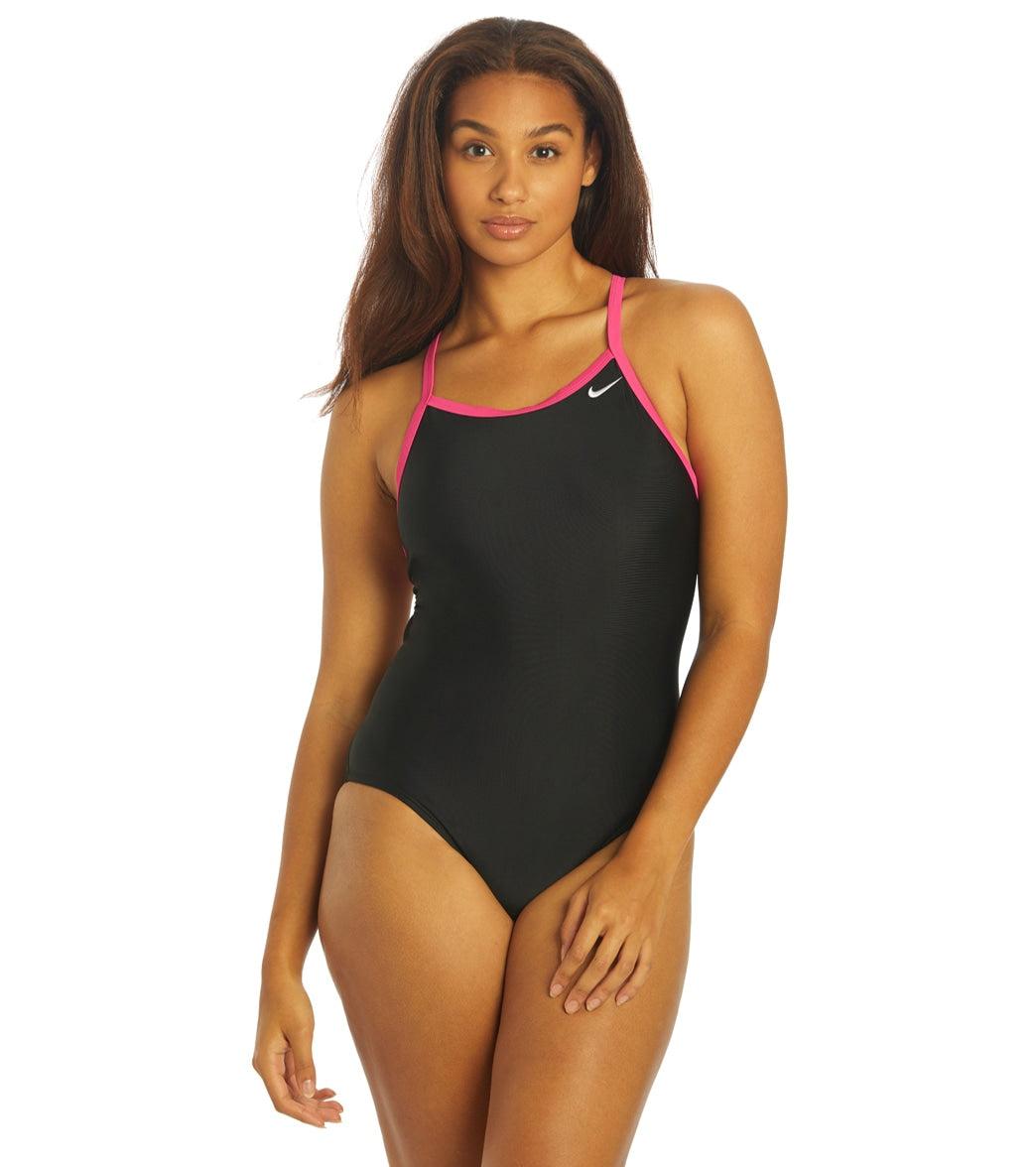 Nike Women's Solid Racerback One Piece Swimsuit - Default / Default
