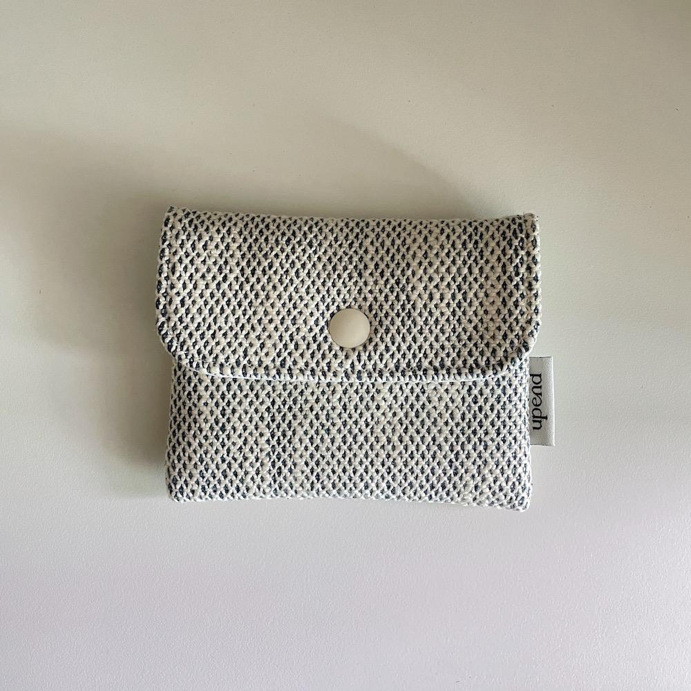 어펜드 button card wallet (net pattern)