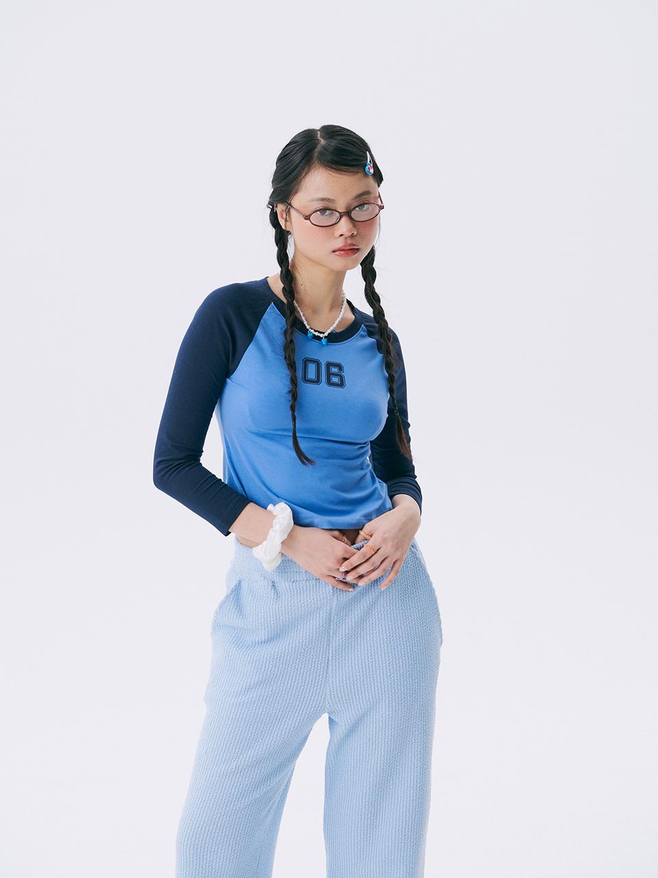 NO.6 Raglan T-shirt_Navy