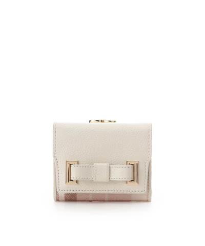 チェック柄エムシュシュⅢ 口金折財布