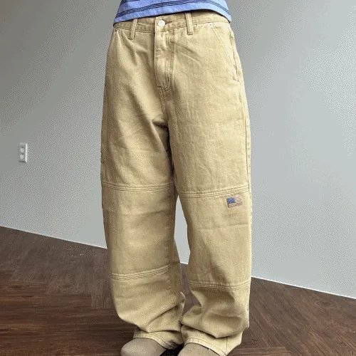 [하이퀄리티/MD추천]성조기 다잉 워크 팬츠 ( 3 color )