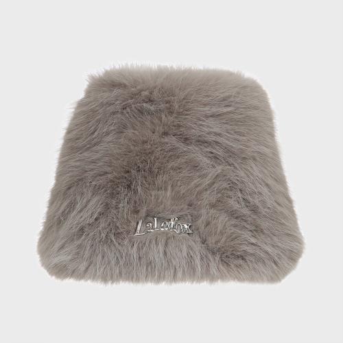FURRY BUCKET HAT GREY BQ4AH002