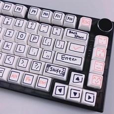 키캡 126 키 낙서 keycap xda profile pbt keycaps for 기계식 키보드 귀여운 애니메이션 세트 tester68 rk61