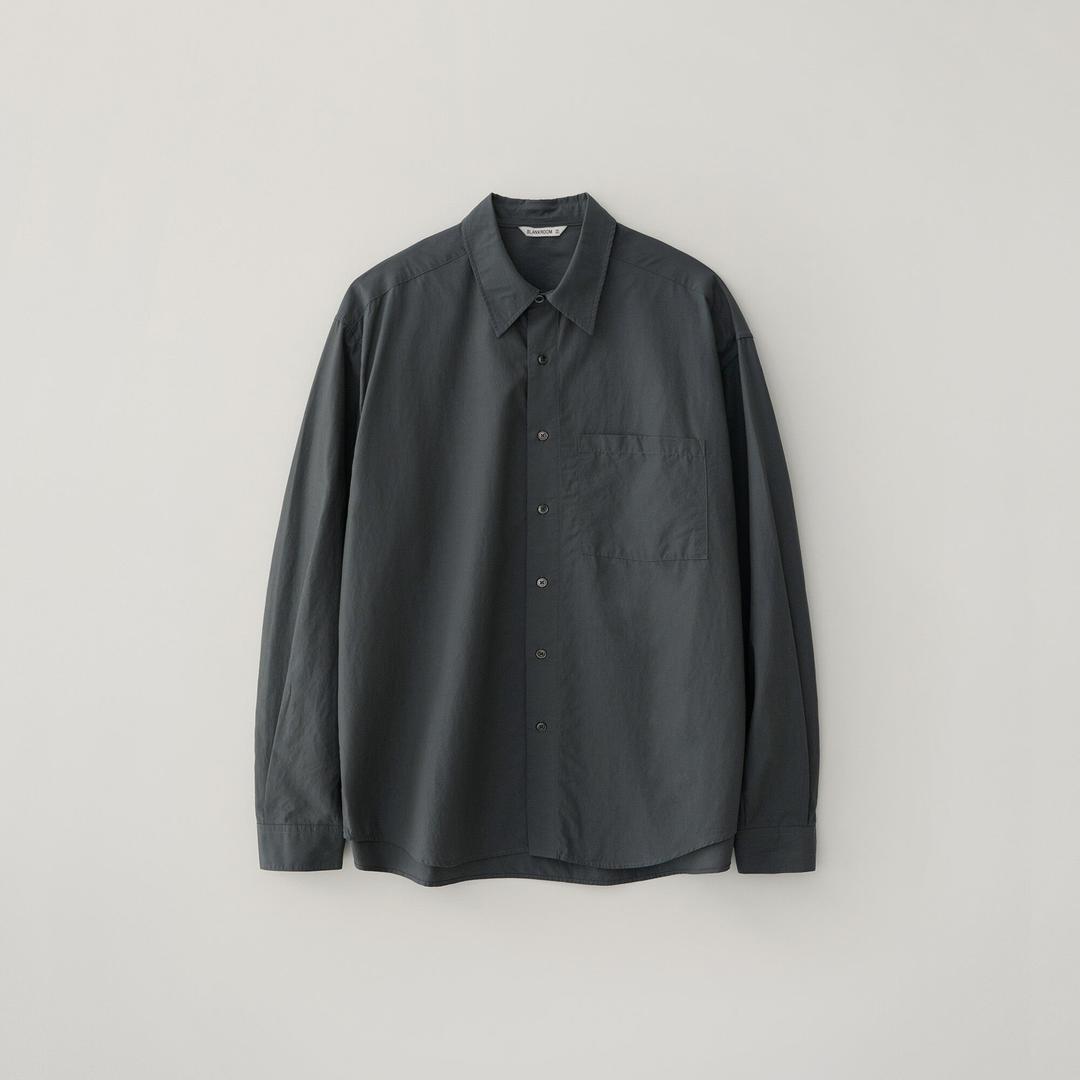 LAZY DAY SHIRT_CHARCOAL GREEN