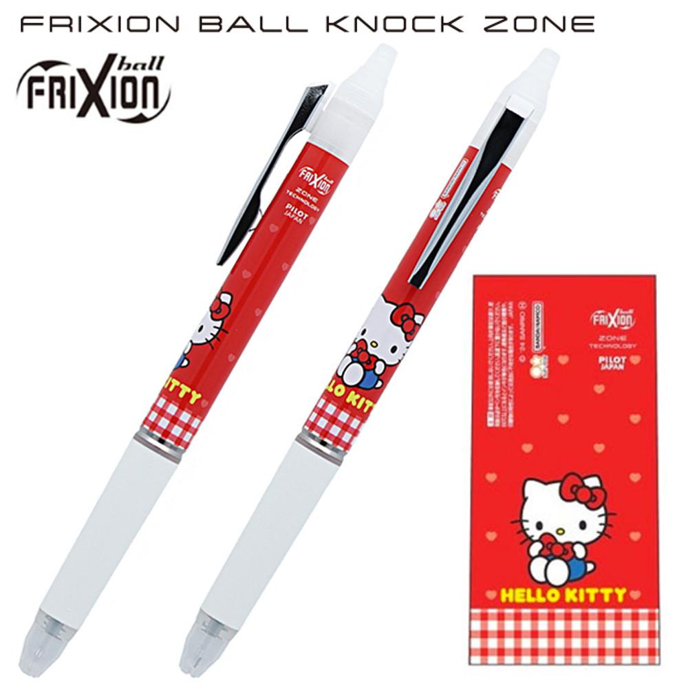 산리오 헬로키티 지워지는 볼펜 프릭션볼 노크 존