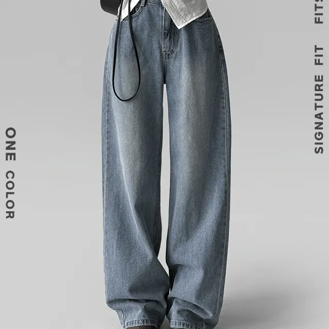 [4 seasons] 언더블루 스트레이트 일자 정핏 키큰녀 추천 데님 팬츠 청바지