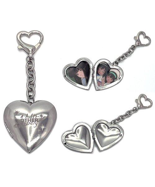 써지컬 하트 로켓 펜던트 키링