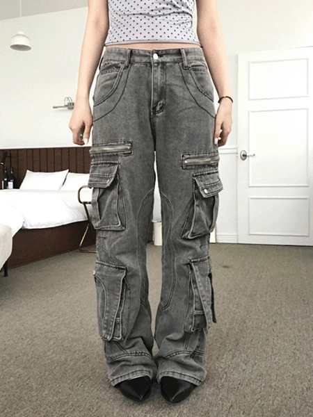 [팬츠문의폭주🩶] CLOG WASHING CARCO PANTS (2color)