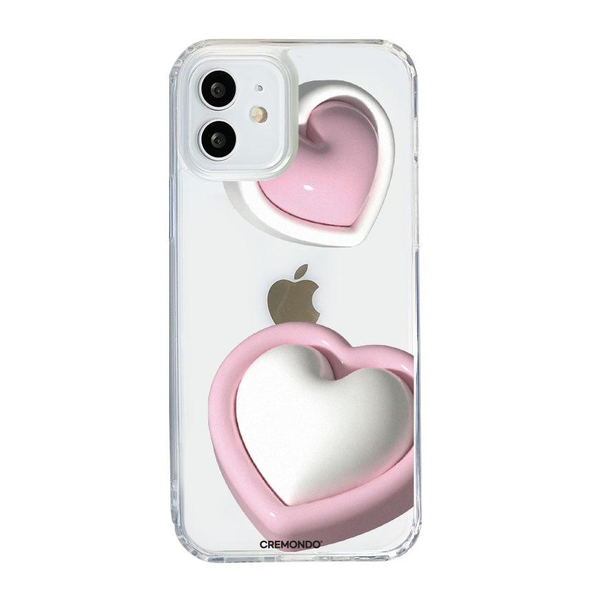 [주문제작] Plump Heart Case (Strawberry Milk)