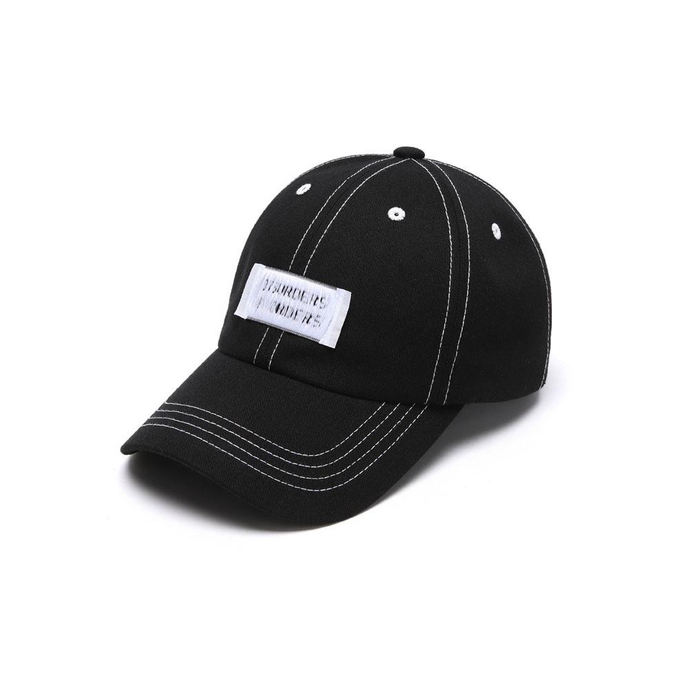 STITCH LABEL BALLCAP BLACK