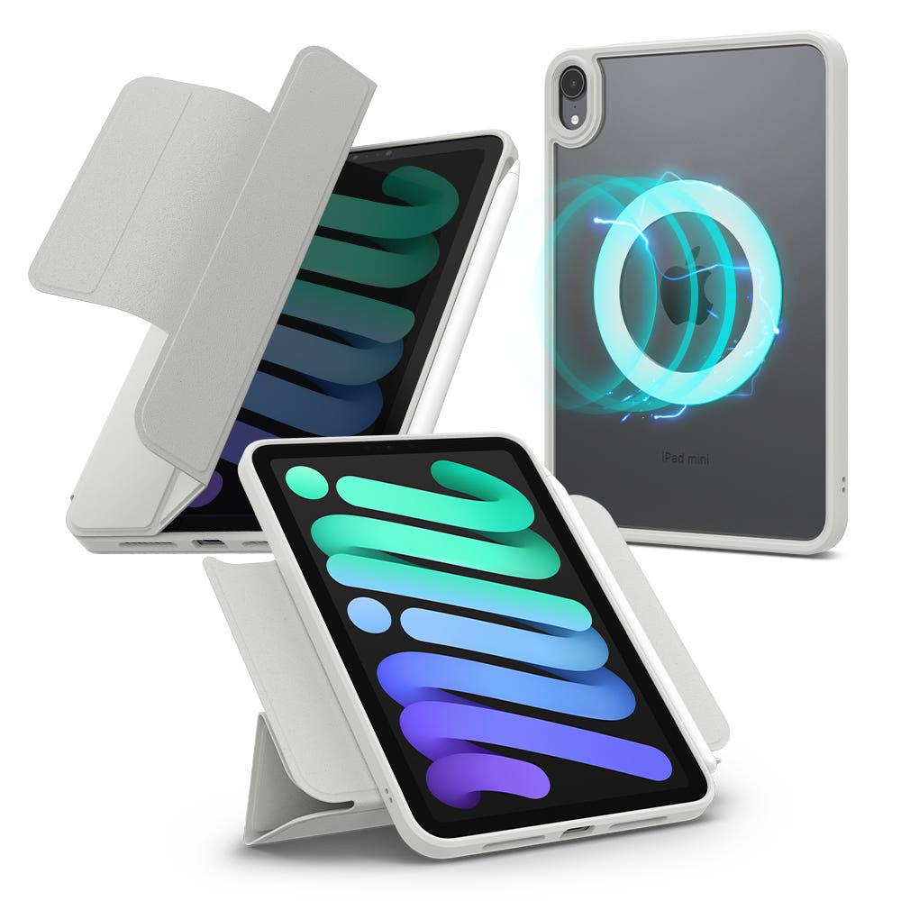 아이패드 미니7(A17 Pro) 미니6 커버 분리 세로 거치 케이스 에어스킨 프로 원탭