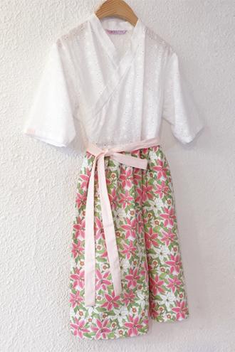 [피크닉 더 한복] '로망스\' 저고리 치마 일체형 한복 원피스