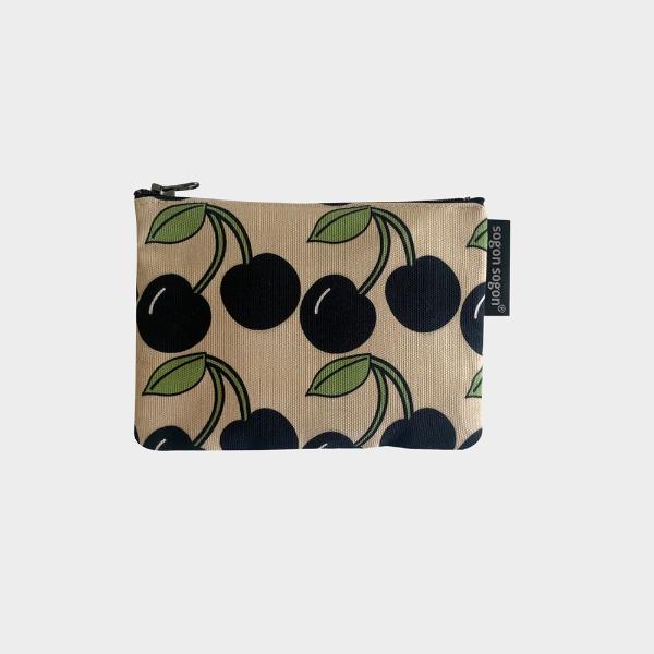 CHERRY BEIGE  POUCH S