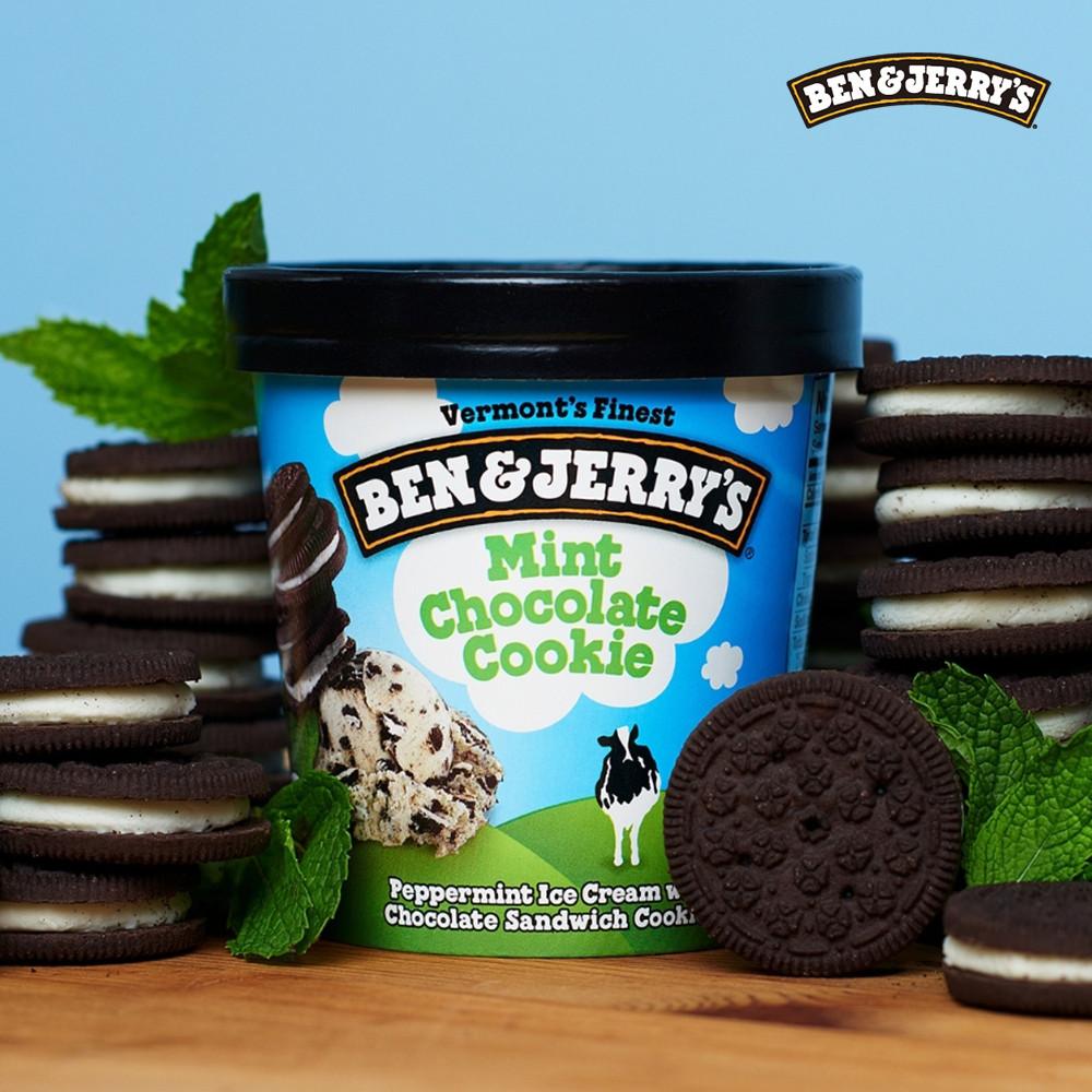 벤앤제리스 민트 초콜릿 쿠키 파인트 473ml [원산지:미국산(미국)]