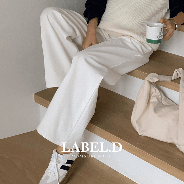 [라벨D]원모어 코튼 와이드 팬츠*임부복