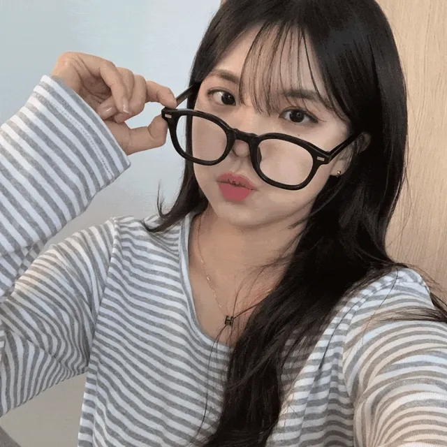 [날씬핏🦊/매일매일] 블리스 라운드넥 단가라 긴팔티셔츠 -4color