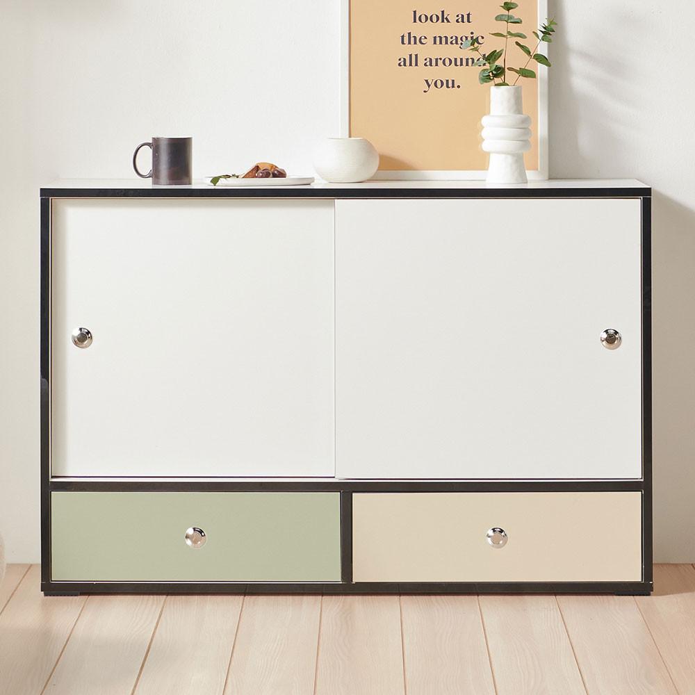 엉클잭 캔디 1200 비스포크 슬라이딩 수납장(서랍형) 홈카페 다용도 반려동물용품정리