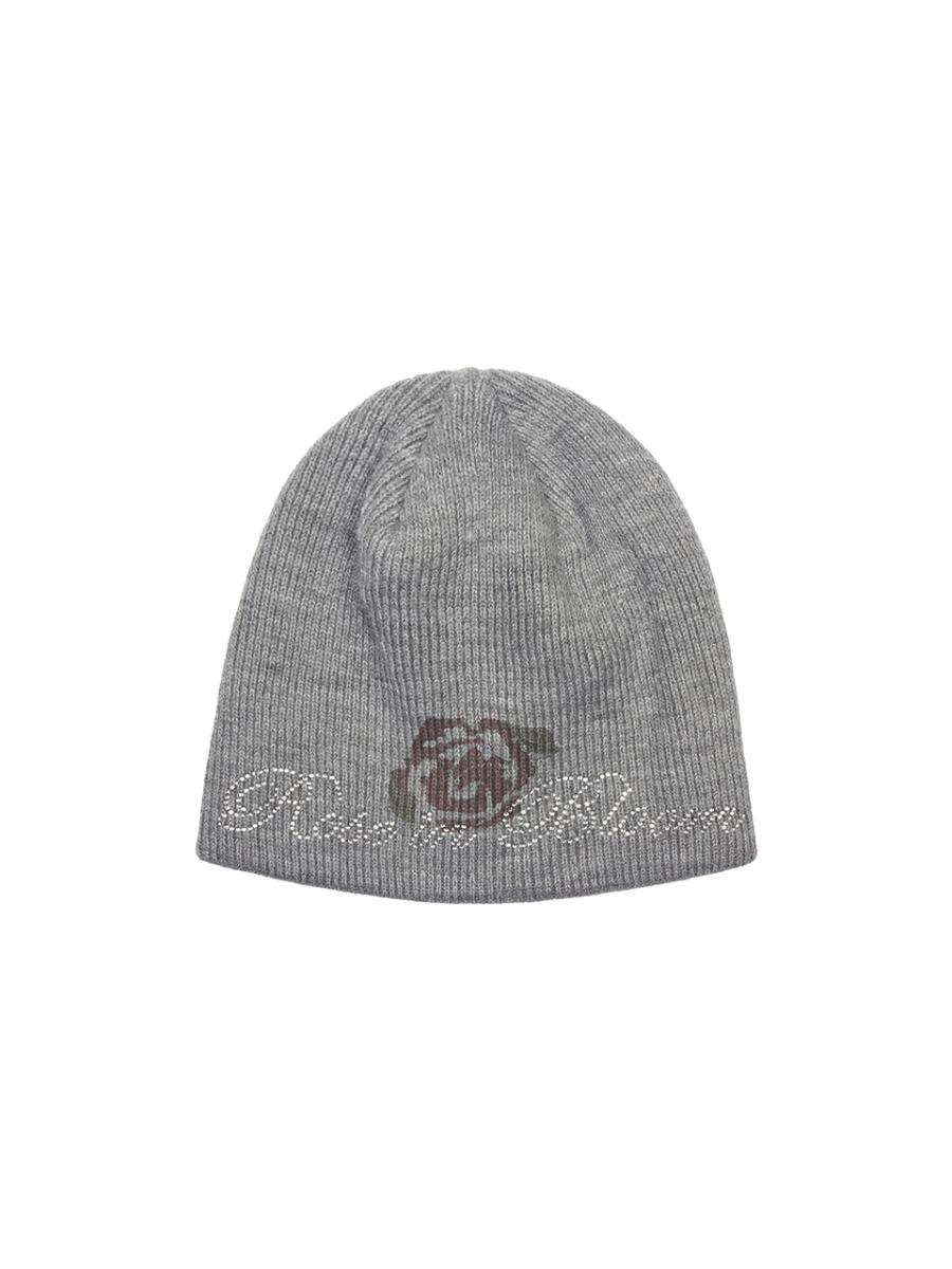 L15 ROSE HOTFIX BEANIE (GRAY)