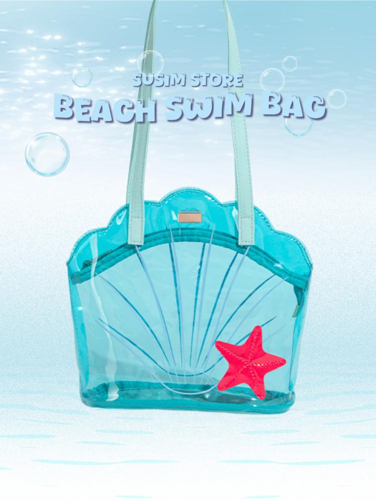 수심 Beach Swim Bag 비치 스윔백 수영가방 여름 PVC 파우치 여행용 유니크