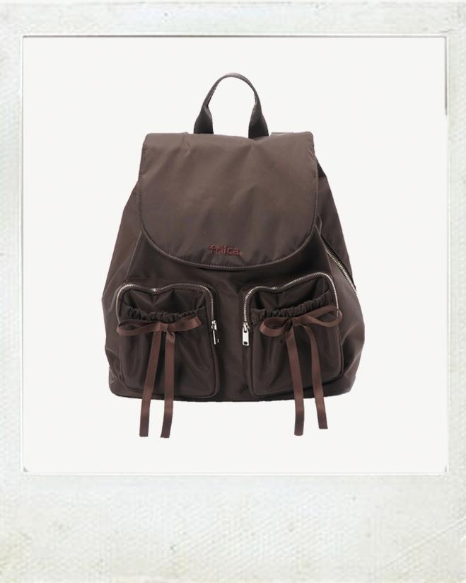 FRILCA POCKET BACKPACK_BROWN