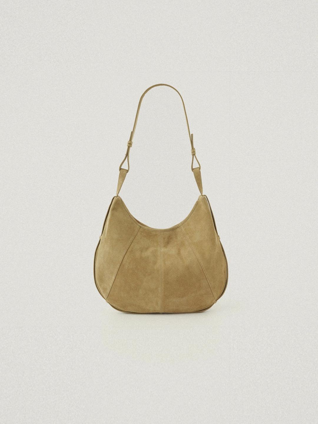 Why Suede Bag, Beige