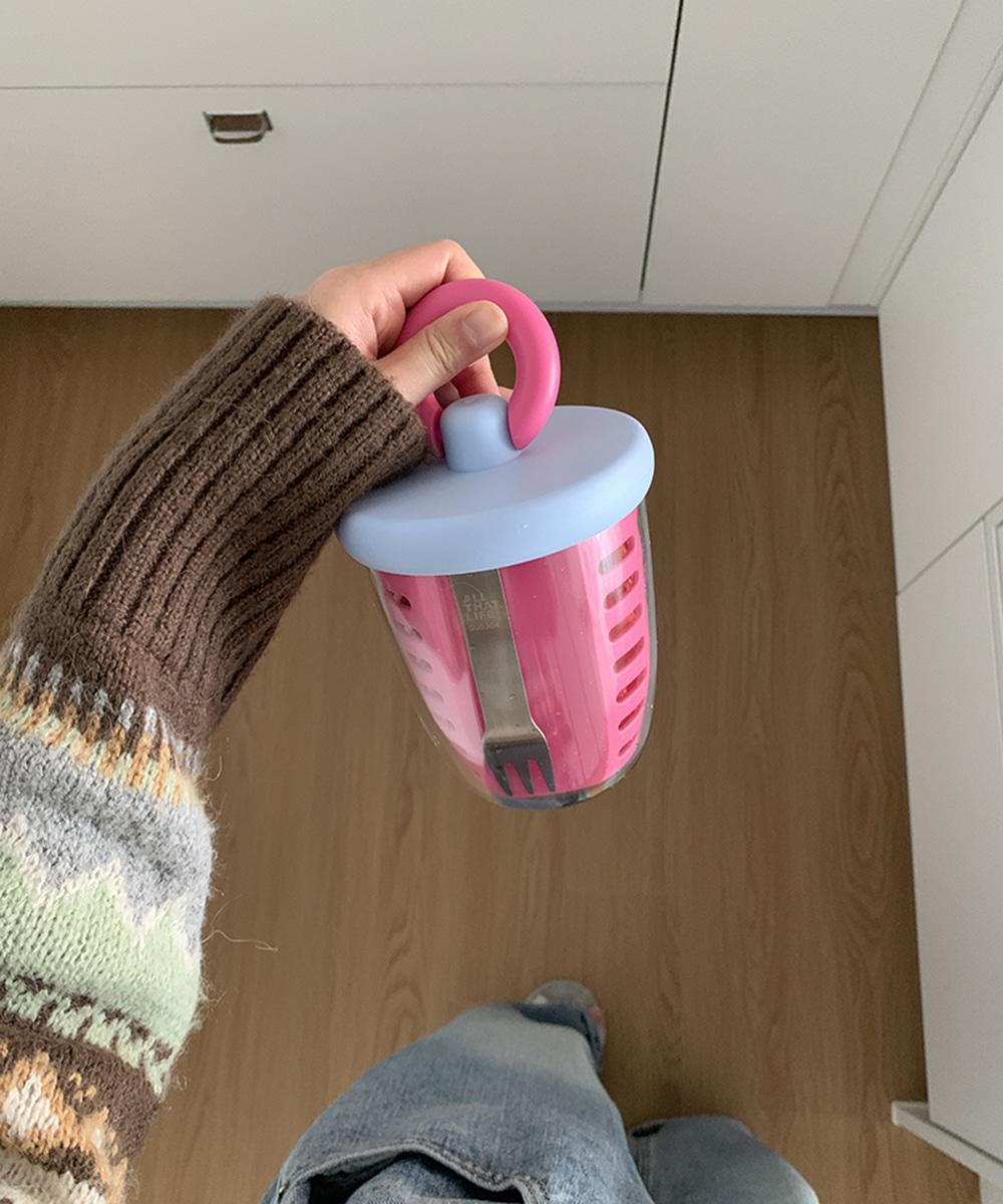 [피클샵] 링 손잡이 후르츠 팟 (4color)