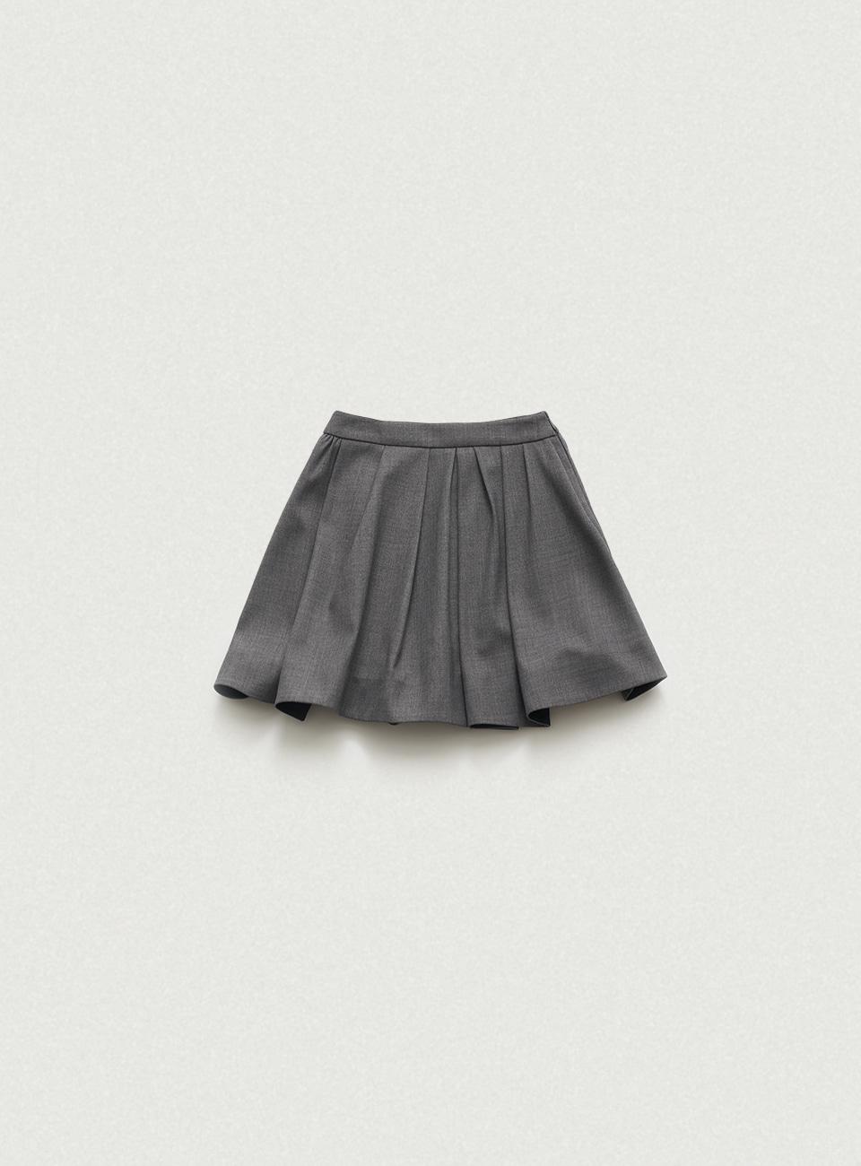 [3/10 14:00 KST OPEN] Classic Grey Balloon Mini Skirt