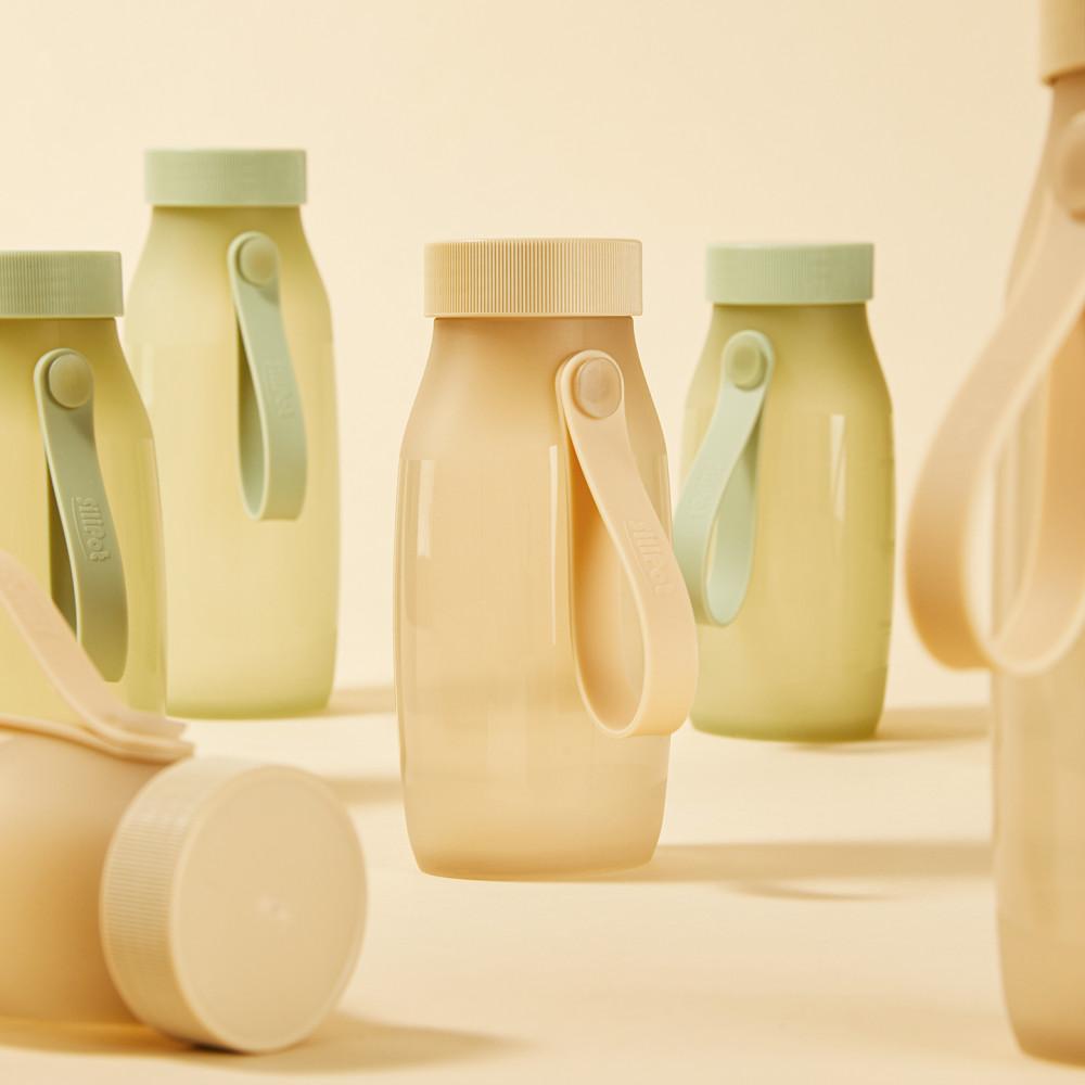 실리팟 실리콘 물통 물병 핸디 보틀 등산 스포츠 캠핑 400ml