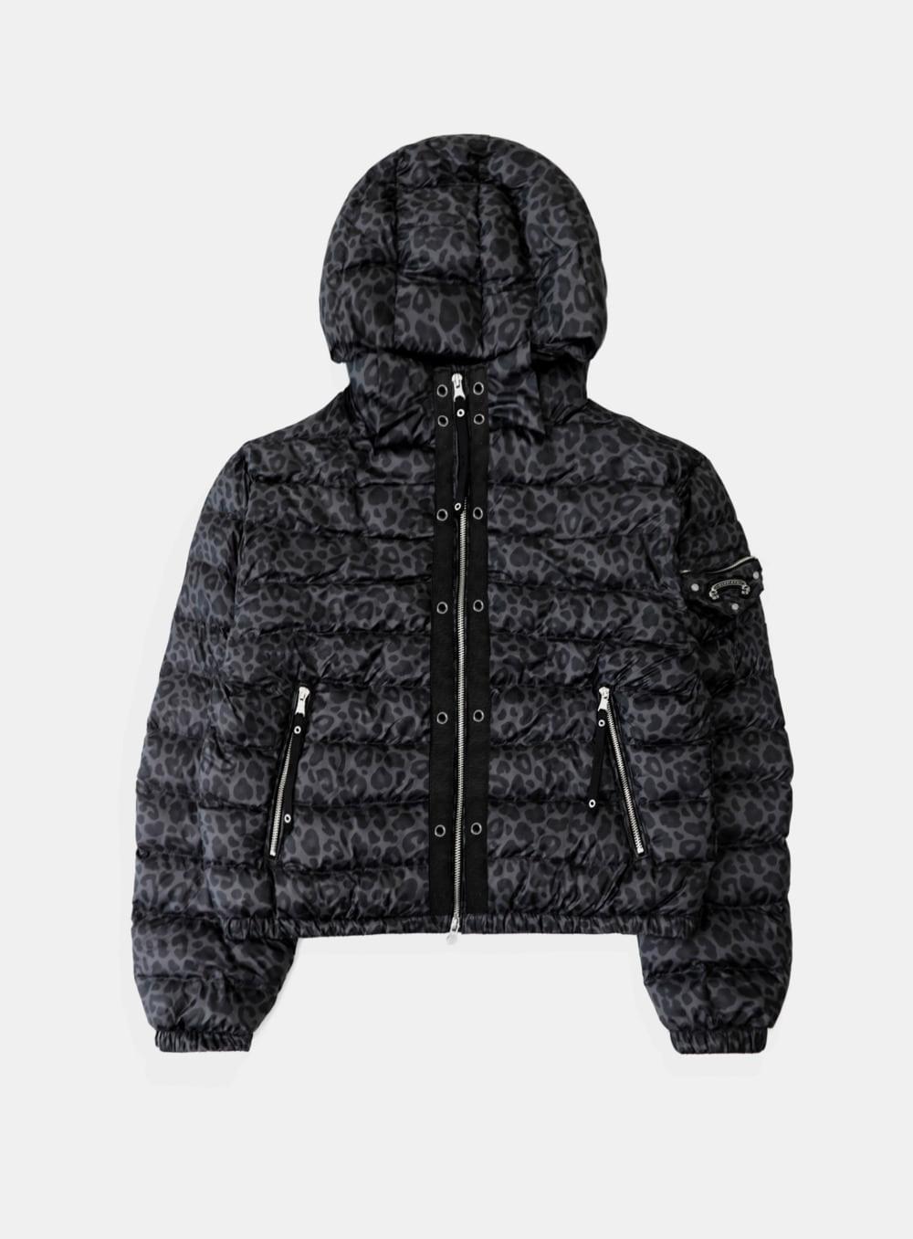 [12/5 발송] [w-jkt25-030] 바이퍼31-1 라이트웨이트 후드 푸퍼 - 그레이레오파드