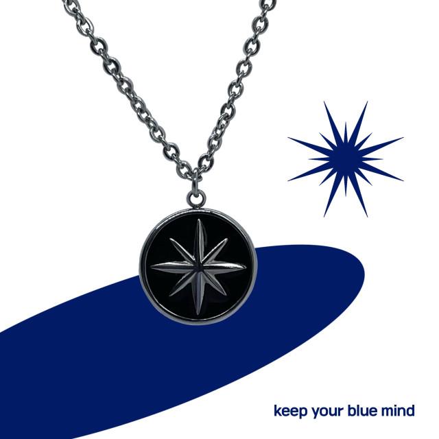 [써지컬스틸] 블랙 라이트 목걸이_Black light necklace