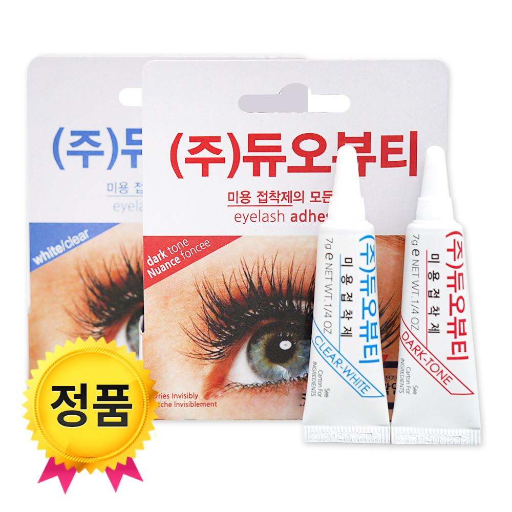 듀오풀 속눈썹풀 속눈썹접착제 글루 검정 투명 7g